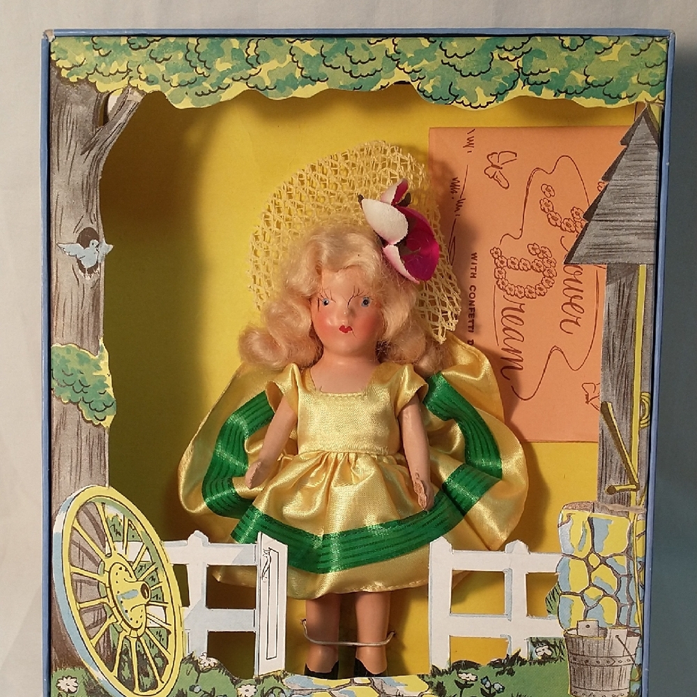 Rare vintage find Confetti Doll INC NEW York (Buttercup) from 1948-49 season